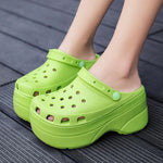 Platform Clogs 4 Inch Waterproof & Slip-Resistant