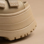 Platform Sandals 4.3-Inch Sole Adjustable Straps Open Toe
