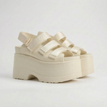 Platform Sandals 4.3-Inch Sole Adjustable Straps Open Toe