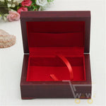 Playing Card Deck 24K Gold Plated Wood Display Box
