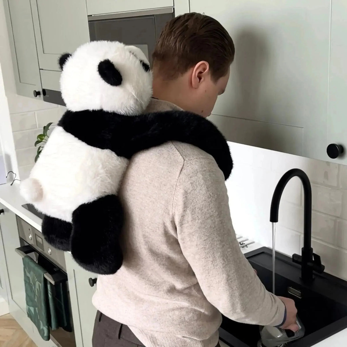 Plush Animal Toy Soft Faux Fur Extra-Long Hugging Arms