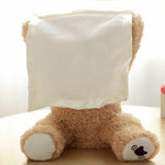 Plush Bear Interactive Peekaboo Game Soft & Easy-Clean