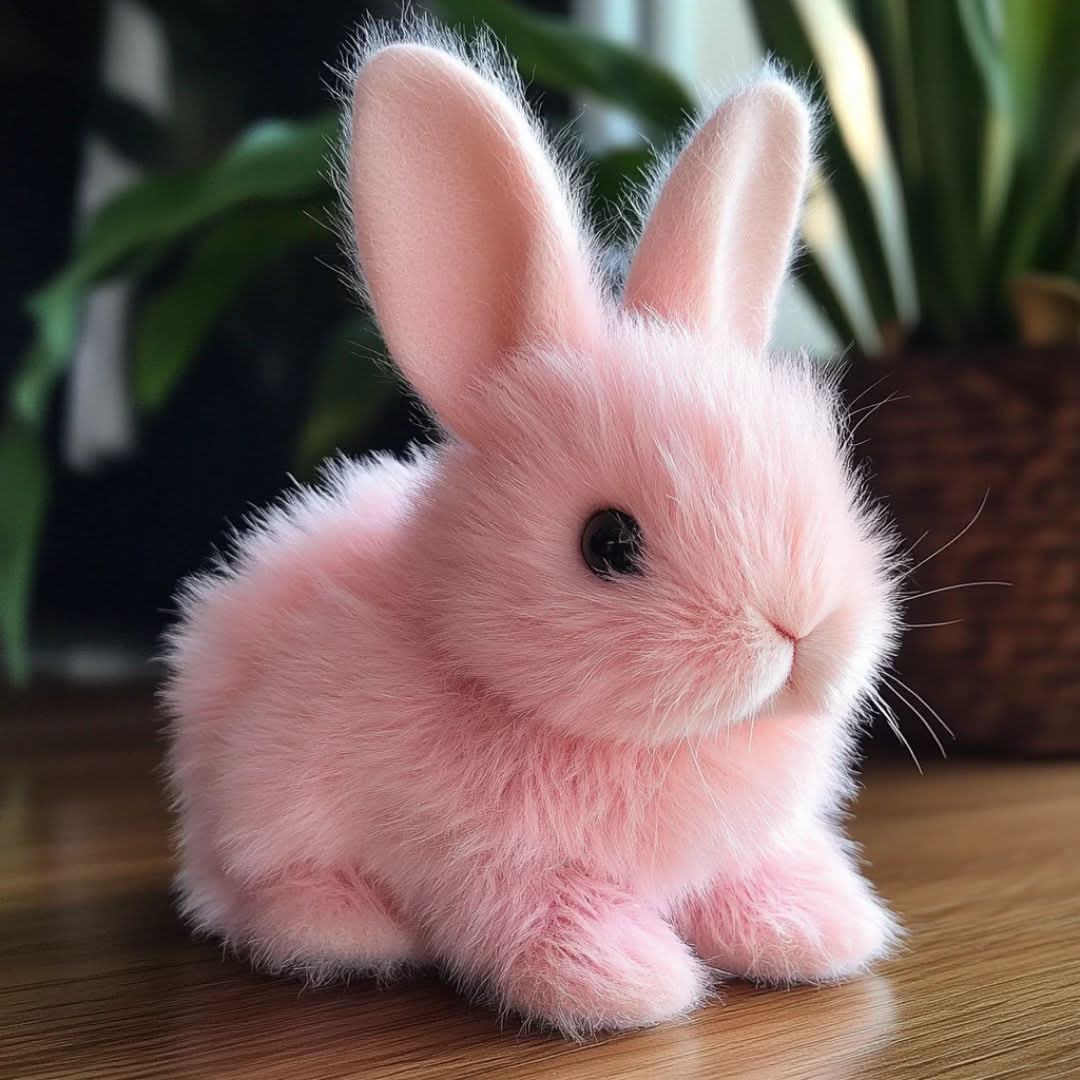 Plush Bunny Toy Interactive Hopping & Gentle Sounds