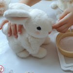 Plush Bunny Toy Interactive Hopping & Gentle Sounds