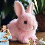 Plush Bunny Toy Interactive Hopping & Gentle Sounds