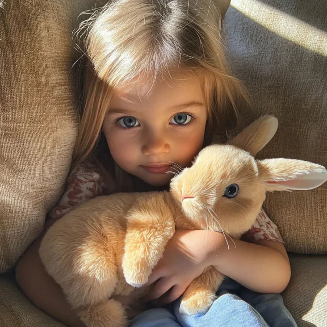 Plush Bunny Toy Interactive Hopping & Gentle Sounds