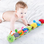 Plush Caterpillar Toy Sensory Textures Soothing Melodies