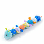 Plush Caterpillar Toy Sensory Textures Soothing Melodies