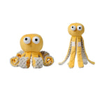 Plush Dog Toy Squeaker & Hidden Treat Pockets