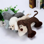 Plush Dog Toy Squeaky & Tear-Resistant Fleece