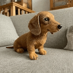 Plush Dog Toy Touch-Activated Lifelike Movements Soft Fur