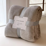 Plush Fleece Blanket Ultra-Soft & Warm Machine Washable