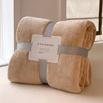 Plush Fleece Blanket Ultra-Soft & Warm Machine Washable