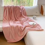 Plush Fleece Blanket Ultra-Soft & Warm Machine Washable
