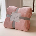 Plush Fleece Blanket Ultra-Soft & Warm Machine Washable