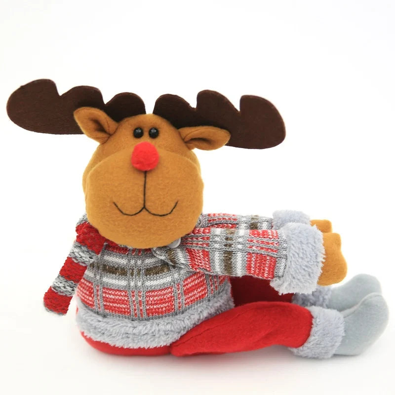 Plush Reindeer Soft Cuddly Table & Tree Accent