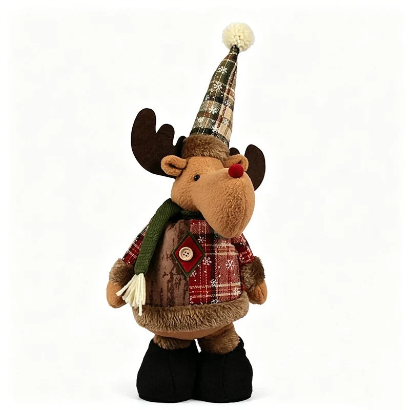 Plush Reindeer Soft Durable Scarf & Hat