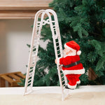 Plush Santa Figure Soft & Durable Fabric Battery-Free Bells