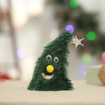 Plush Santa Figure Soft & Durable Fabric Battery-Free Bells