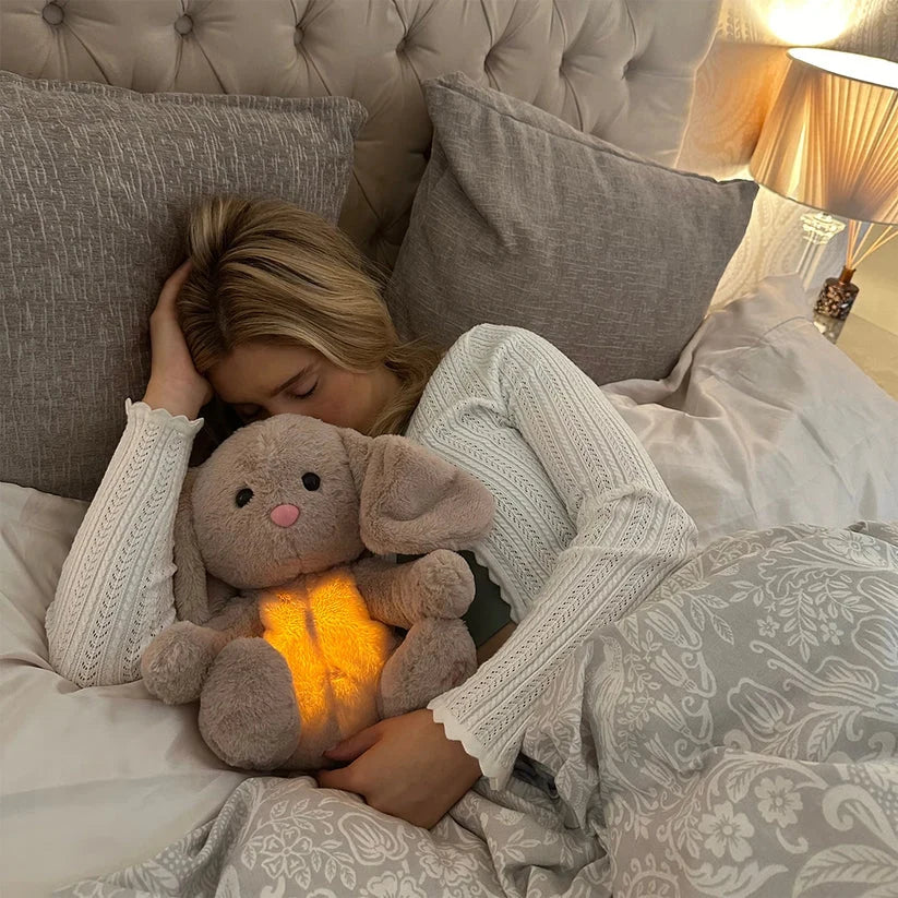 Plush Toy Breathing Motion Night Light & Soothing Sounds