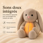 Plush Toy Breathing Motion Night Light & Soothing Sounds
