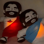 Plush Toy Jesus Design Gentle Breathing Motion
