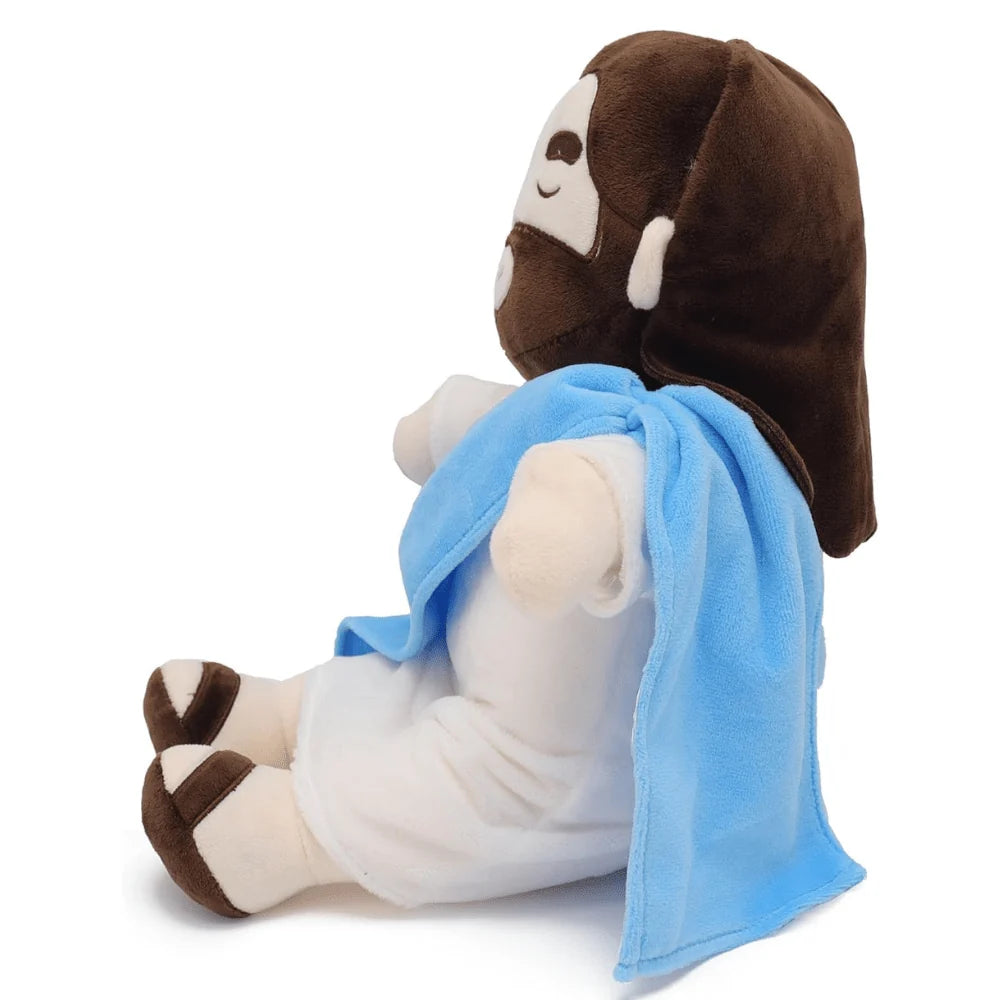 Plush Toy Jesus Design Gentle Breathing Motion