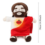 Plush Toy Jesus Design Gentle Breathing Motion