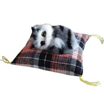 Plush Toy Lifelike Sleeping Cat Cozy Cushion
