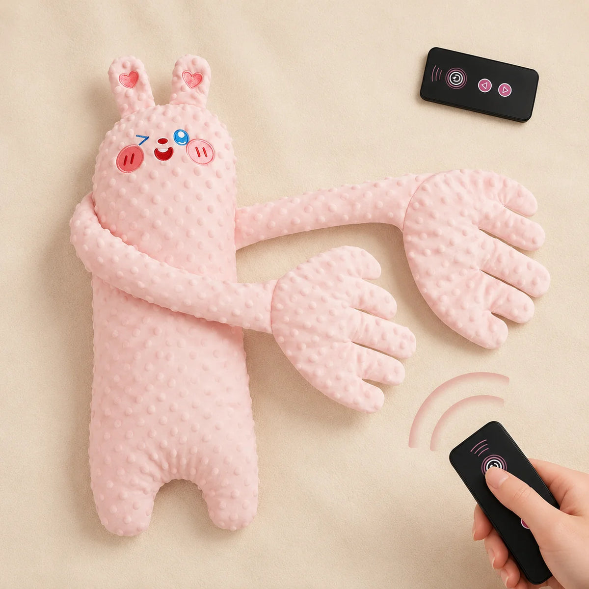 Plush Toy Rhythmic Tapping 3 Modes USB Rechargeable