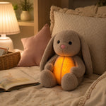 Plush Toy Simulated Breathing Night Light & Soothing Sounds