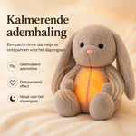 Plush Toy Simulated Breathing Night Light & Soothing Sounds