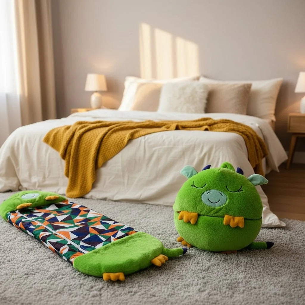 Plush Toy Sleeping Bag 2-in-1 Machine-Washable