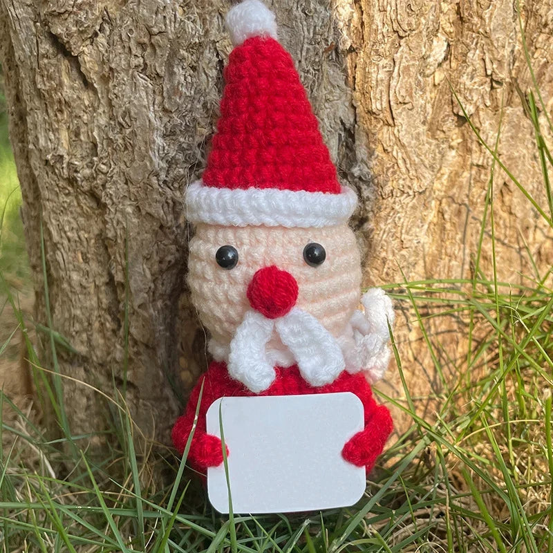 Plush Toy Smiling Santa Hat & Scarf