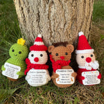 Plush Toy Soft Cuddly Santa Hat & Scarf