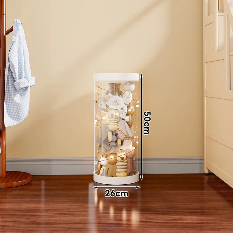 Plush Toy Storage Organizer Transparent Vertical Space-Saving