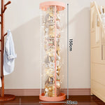 Plush Toy Storage Organizer Transparent Vertical Space-Saving