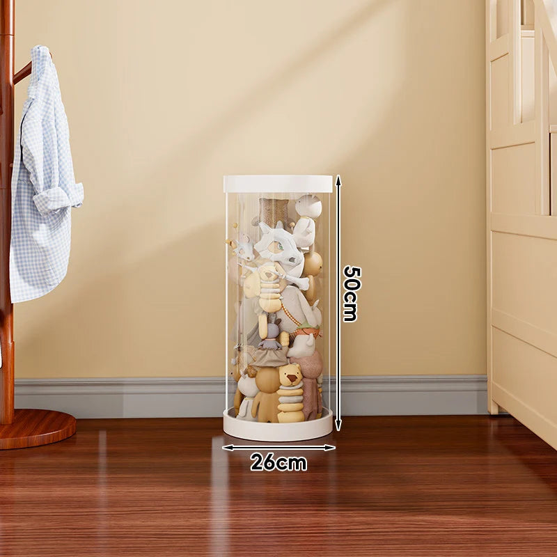 Plush Toy Storage Organizer Transparent Vertical Space-Saving