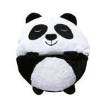 Plush Toy With Integrated Sleeping Bag Machine Washable Foldable Design