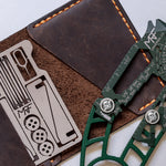 Pocket Multi-Tool Stainless Steel 14-in-1 Credit-Card Size