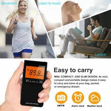 Pocket Radio AM/FM 20 Presets Weather Alerts