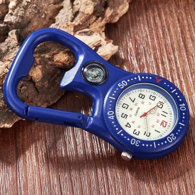 Pocket Watch Clip-On Carabiner Luminous Dial