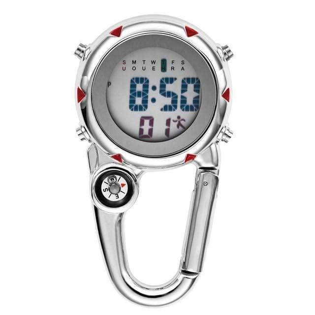Pocket Watch Clip-On Carabiner Luminous Dial