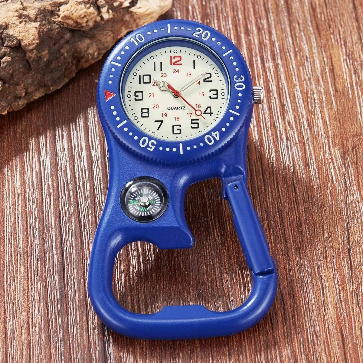 Pocket Watch Clip-On Carabiner Luminous Dial