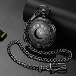 Pocket Watch Roman Numeral Dial Quartz Movement Chain Included