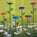Pollinator Water Station Flower-Shaped Cups & Weather-Resistant Metal