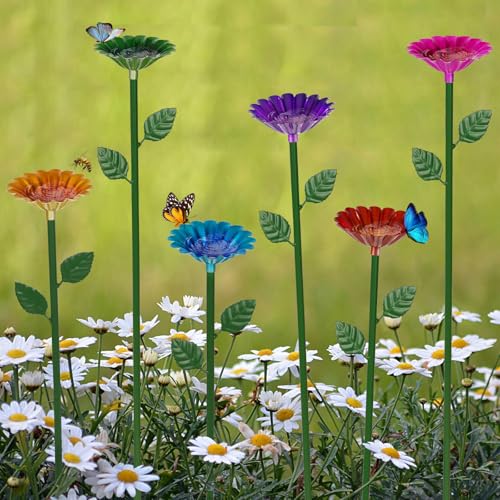 Pollinator Water Station Flower-Shaped Cups & Weather-Resistant Metal