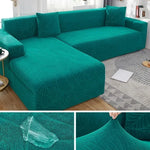 Polyester Sofa Cover for L-Shaped Sofas – Stain and Pet Hair Protection