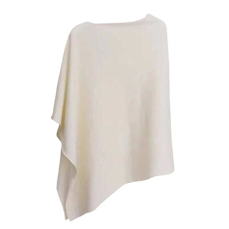 Poncho Merino Wool Lightweight Temperature-Regulating Warmth