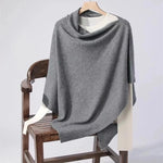 Poncho Merino Wool Lightweight Temperature-Regulating Warmth